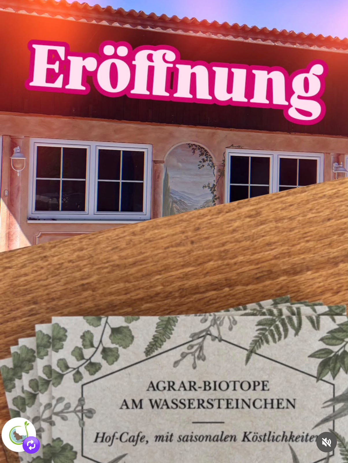 Eröffnung Hof-Cafe am Wassersteinchen