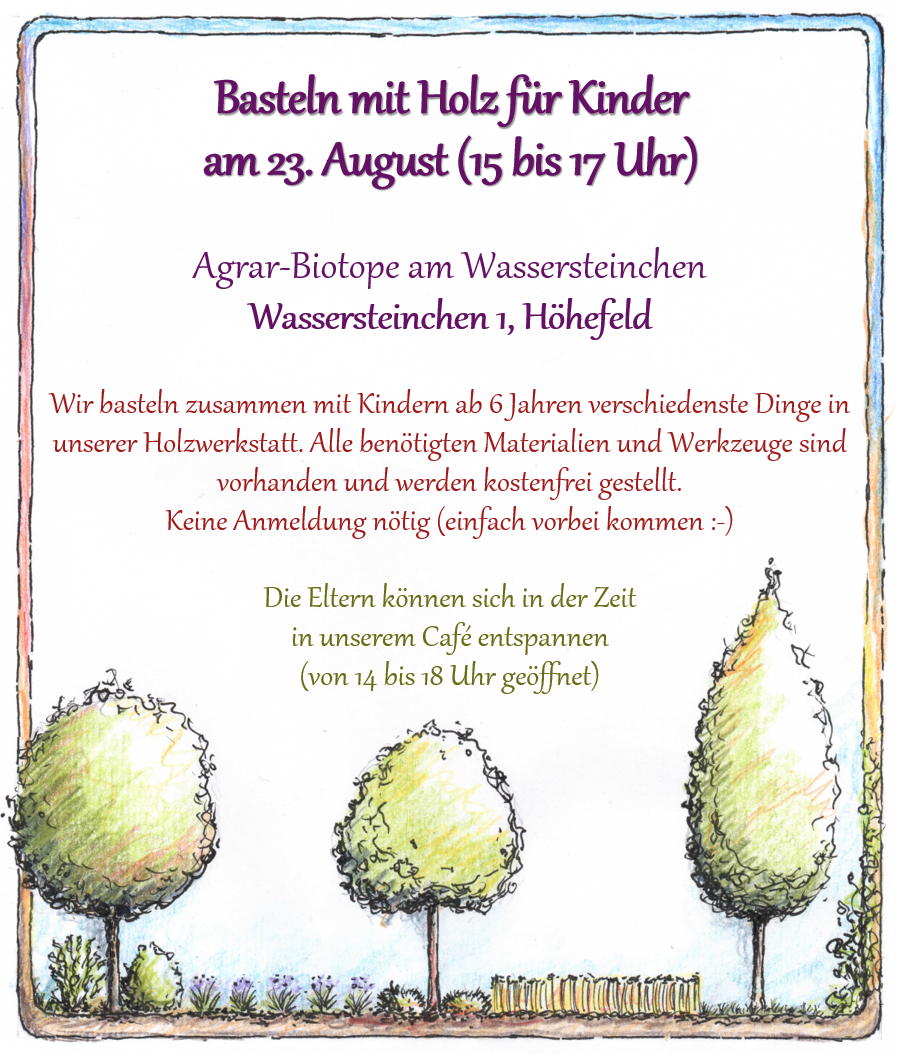 Basteln mit Holz für Kinder